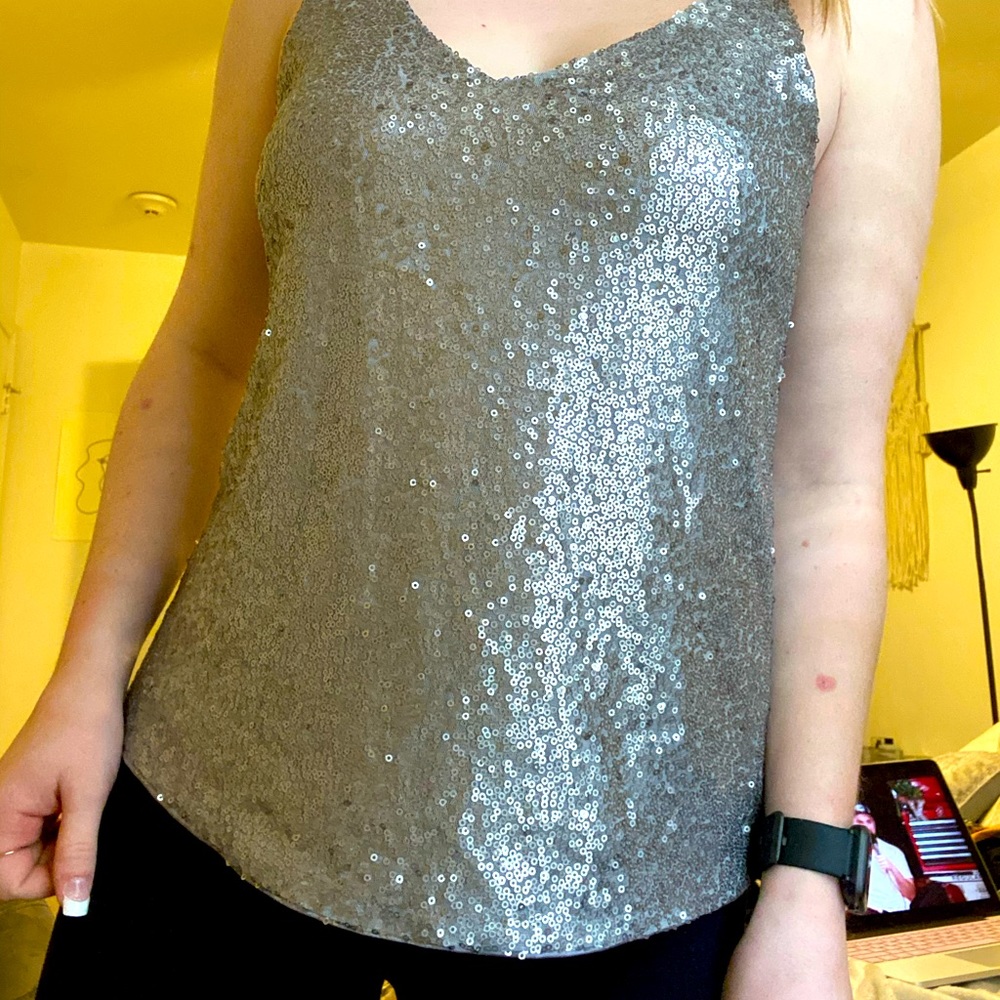 Sequin top